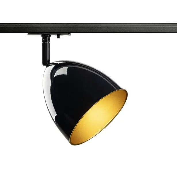 SLV 1-Phasen Strahler PARA CONE 14 25W Ø 13.5 cm GU10 - schwarz/gold (ohne Leuchtmittel)