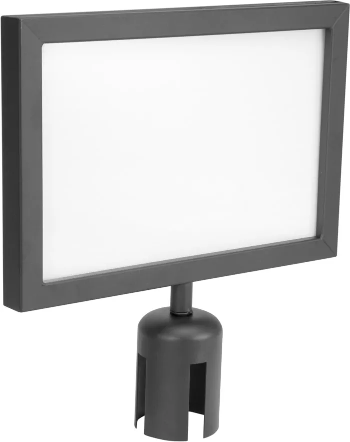 EUROLITE Hinweisschild für Eurolite Barrier 317x215 sw