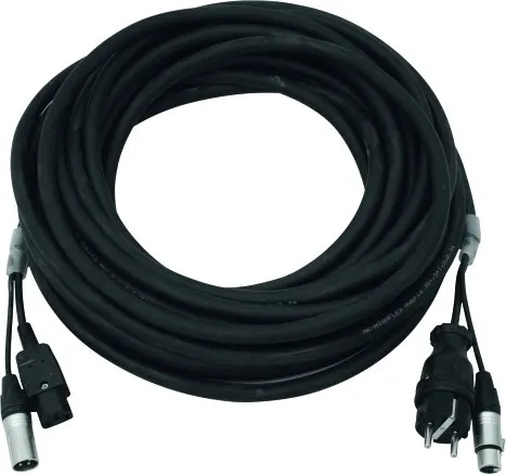 PSSO Kombikabel Schutzkontakt/XLR 15m