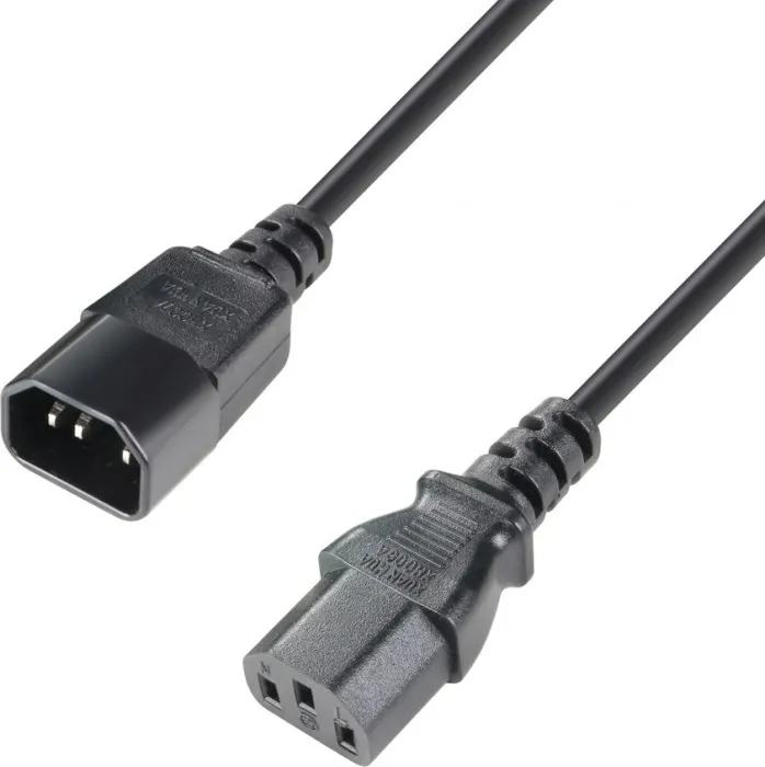 Adam Hall Cables 8101 KD 0100 Verlängerungskabel C13 - C14 1 m