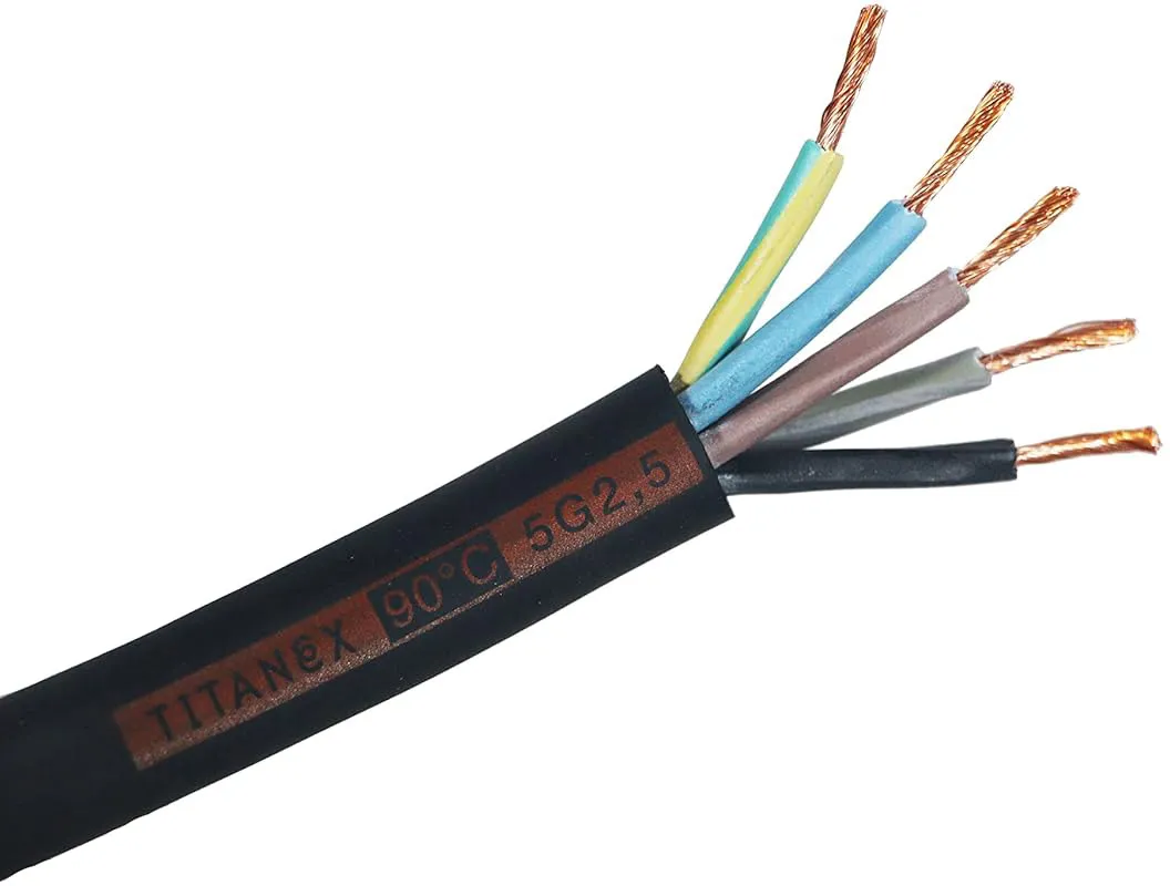 TITANEX Gummikabel H07RN-F 5x2,5mm² 50m Ring