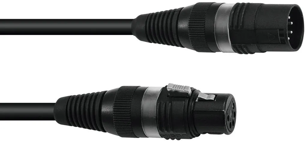 SOMMER CABLE DMX Kabel XLR 5pol 5m sw Hicon