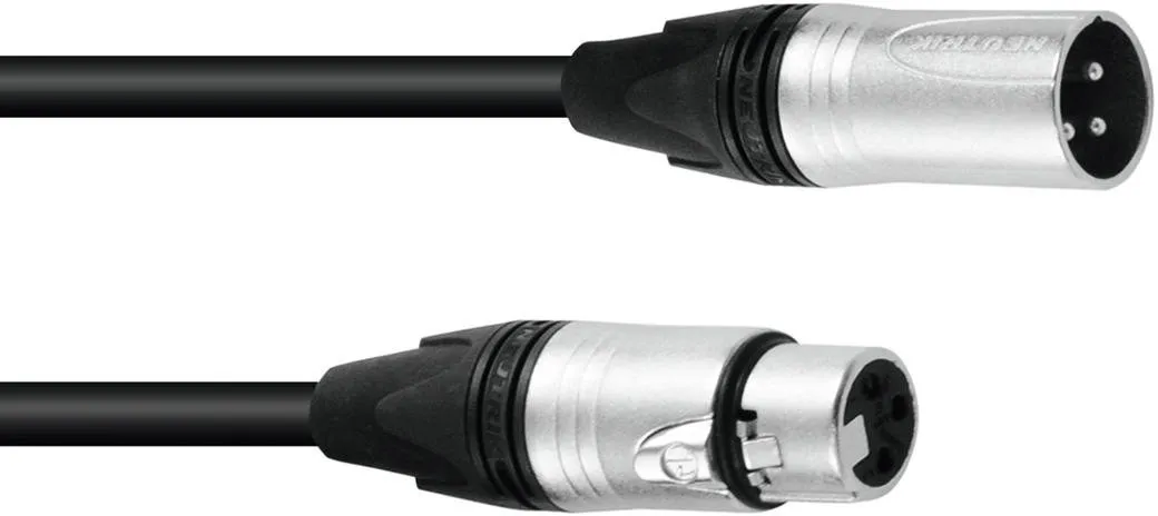 SOMMER CABLE DMX Kabel XLR 3pol 10m sw Neutrik
