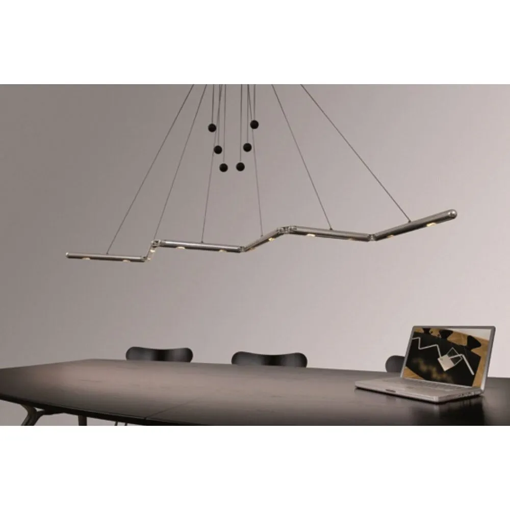 Basis Leuchten GENUA Pendelleuchte LED Aluminium, 4-flammig 3.403.10