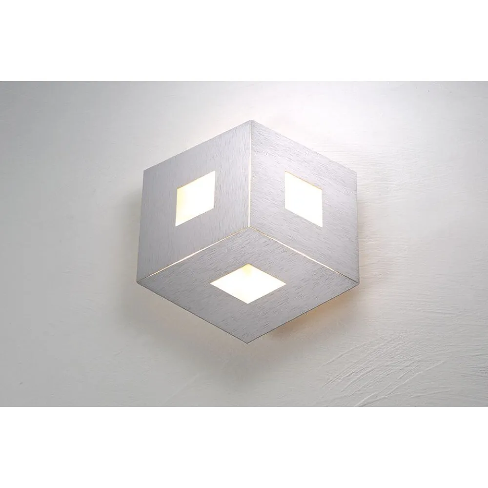 Bopp Leuchten BOX COMFORT Wandleuchte LED Silber, 3-flammig 80960300