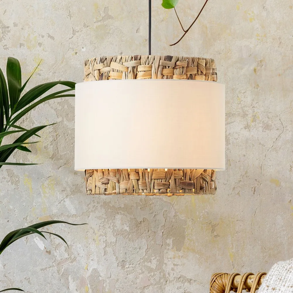 Brilliant Waterlilly Pendelleuchte Schwarz, 1-flammig