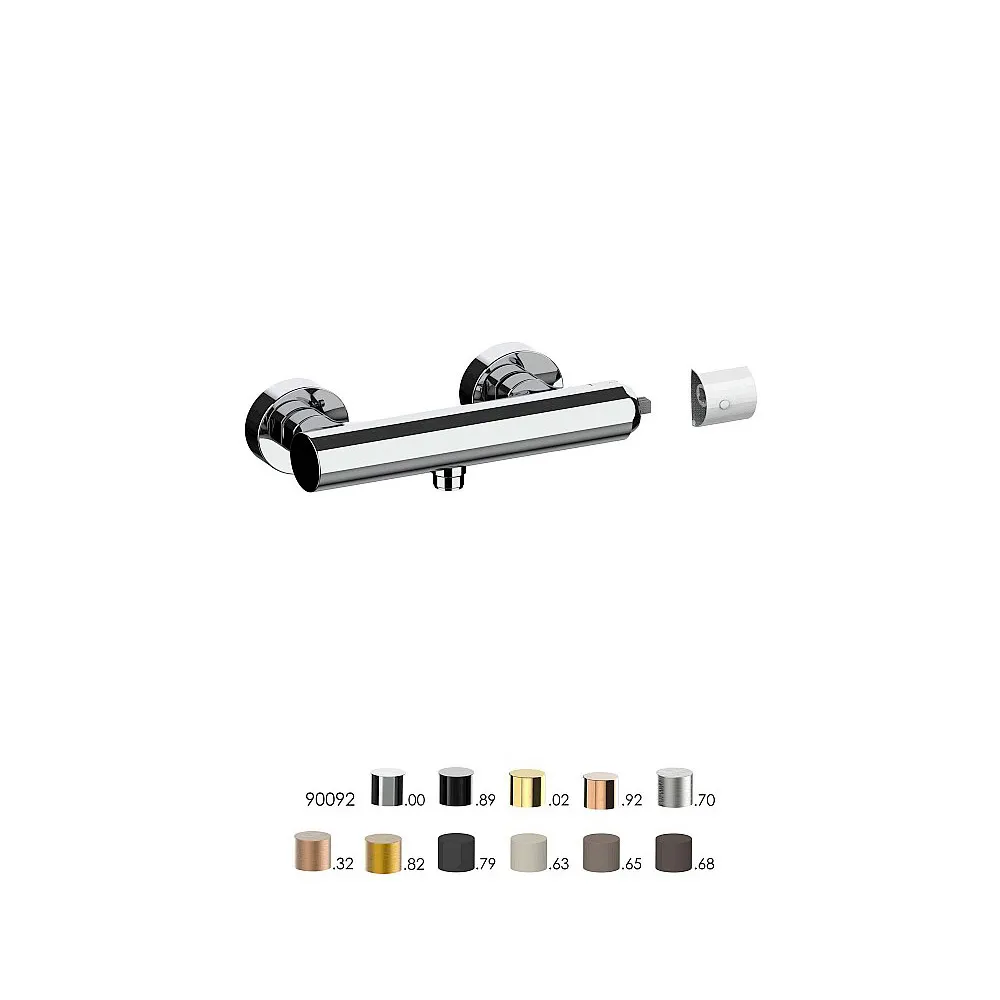 Narciso S Frattini Einhebel-Brausebatterie mit Bodenanschluss