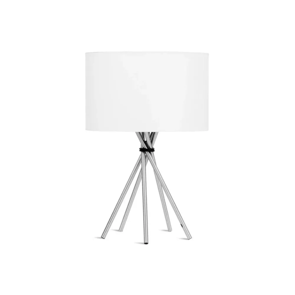 [IAR-LIMA/T] Base Tischlampe Eisen Lima 35cm VerNickelt