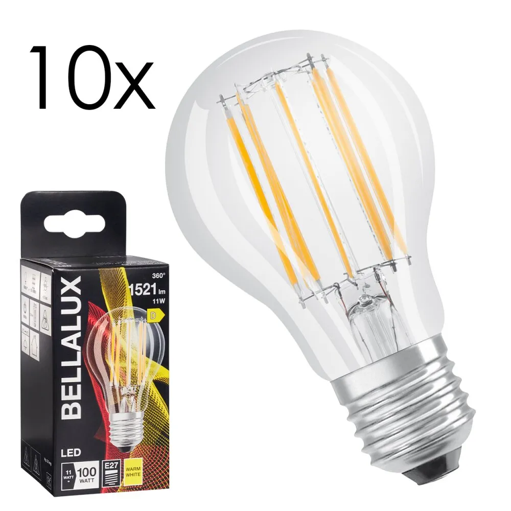 LED E27 10er Set 11 Watt 2700 Kelvin 1521 Lumen H3940532