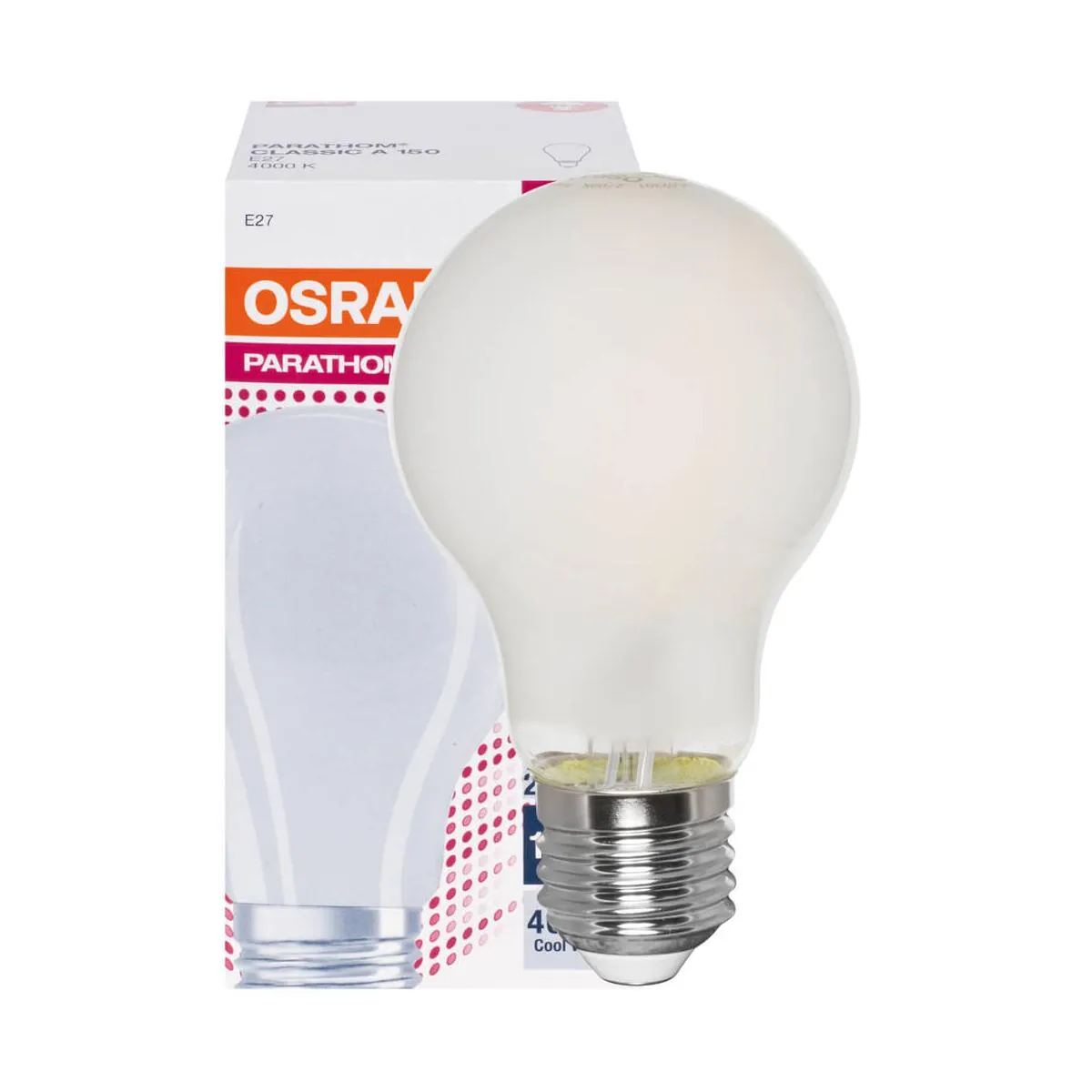 LED-Filament-Lampe E27 PARATHOM RETROFIT CLASSIC A AGL-Form 17W matt 2452lm 4000K