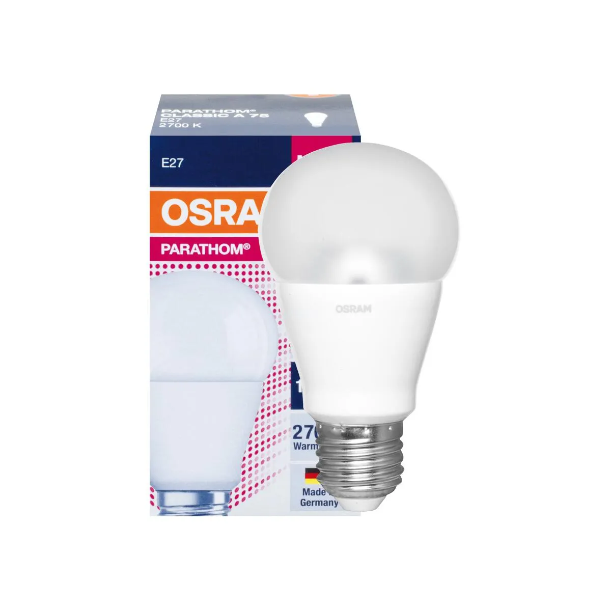 LED-Lampe E27 PARATHOM CLASSIC A AGL-Form 10W matt 1055lm 2700K