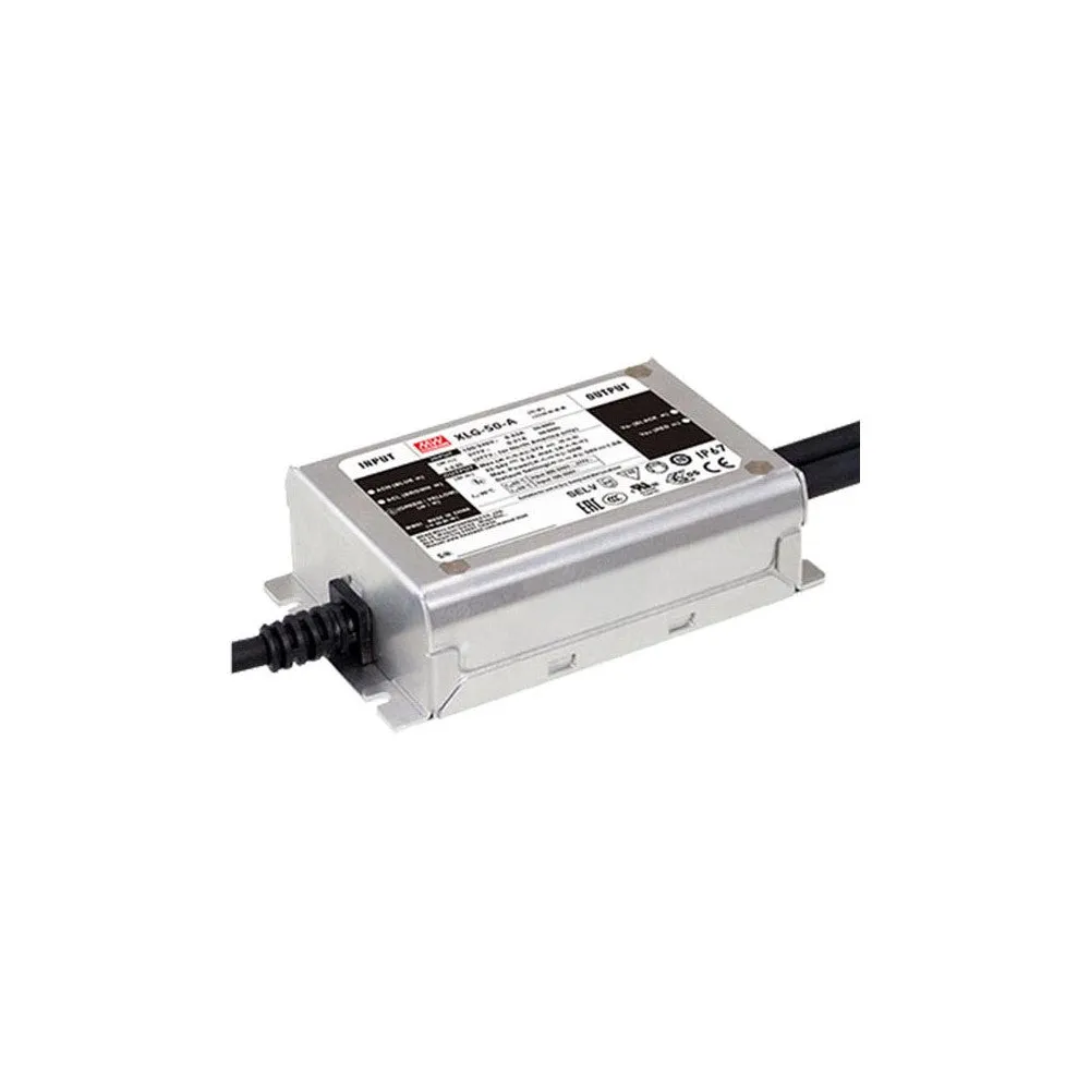 XLG-50-A IP67 Treiber MEANWELL Konstante Leistung Im:: 90-305VAC Aus:: 22-54VDC Corriente 530-2100mA 50W PFC Potenciometr