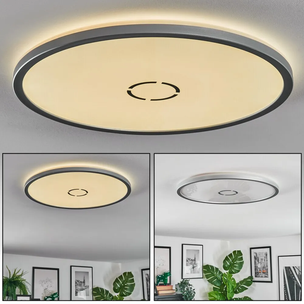 Simonstorp Deckenleuchte LED Silber, Weiß, 1-flammig H3974612