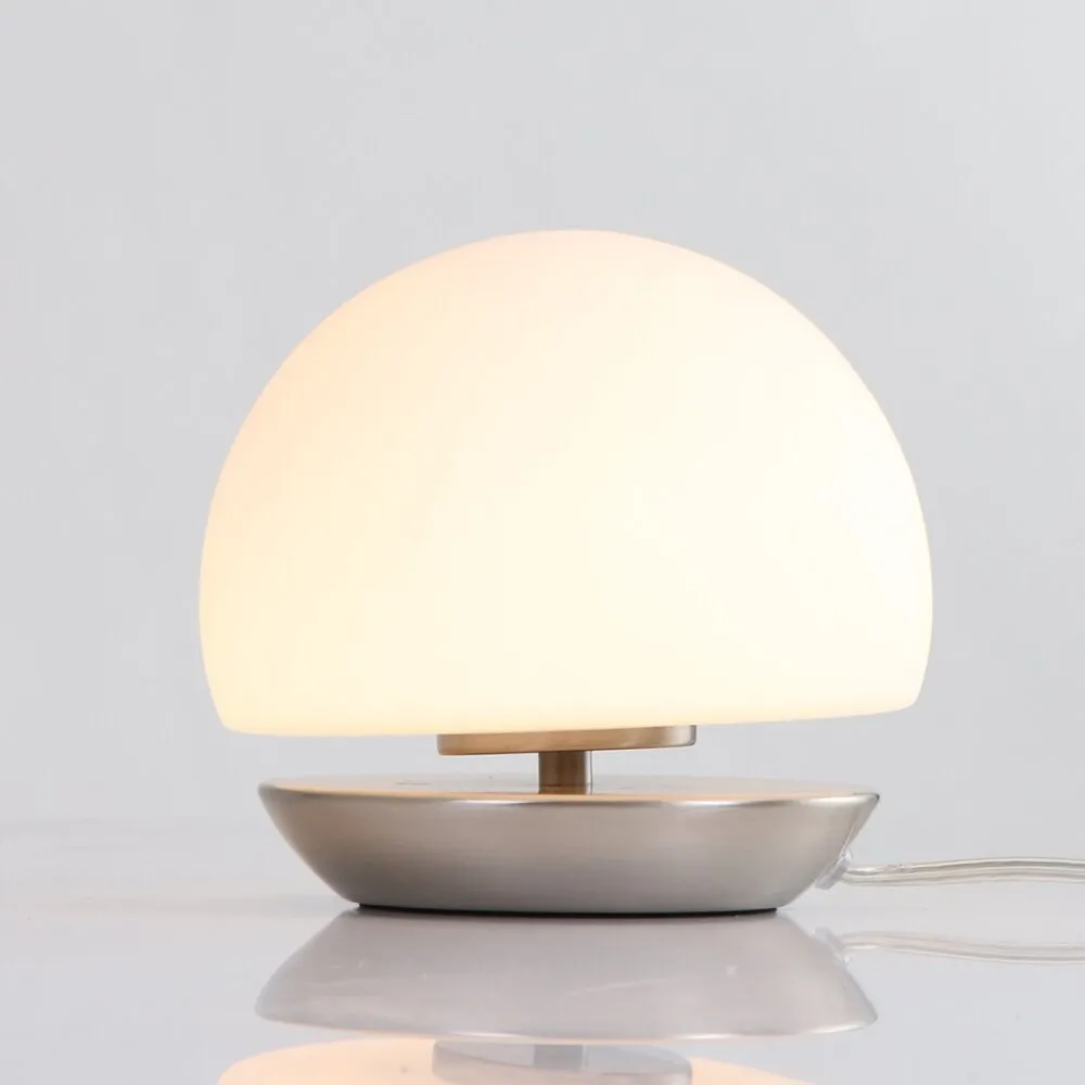 Steinhauer Ancilla Tischleuchte LED Edelstahl, 1-flammig