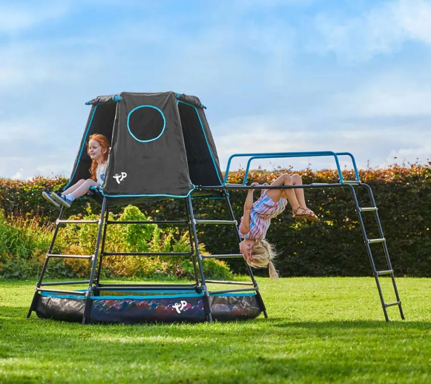 Stahl Klettergerüst Explorer | Schwarz | 208x318x201 cm