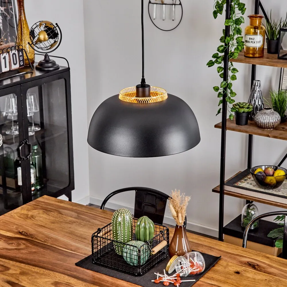 Wambez Hängeleuchte Schwarz, 1-flammig