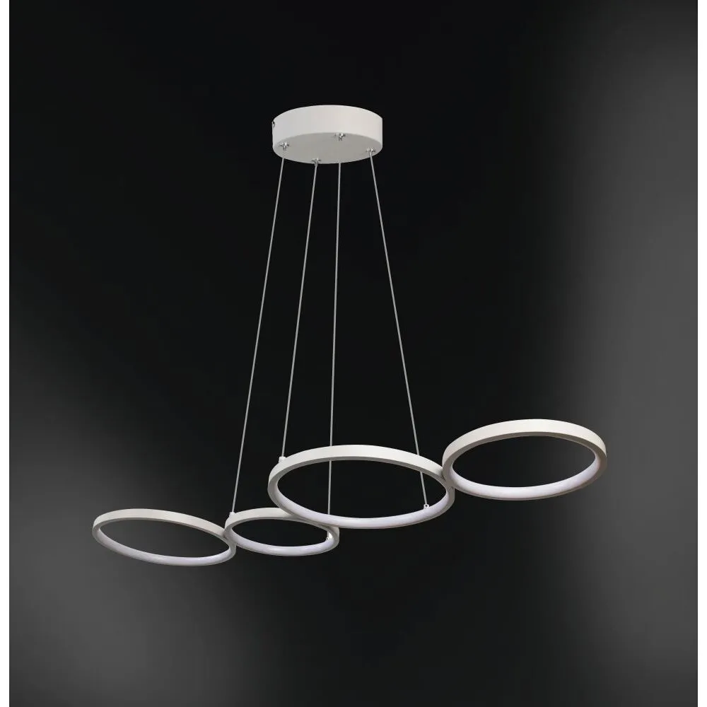 WOFI VIKA Pendelleuchte LED Weiß, 1-flammig