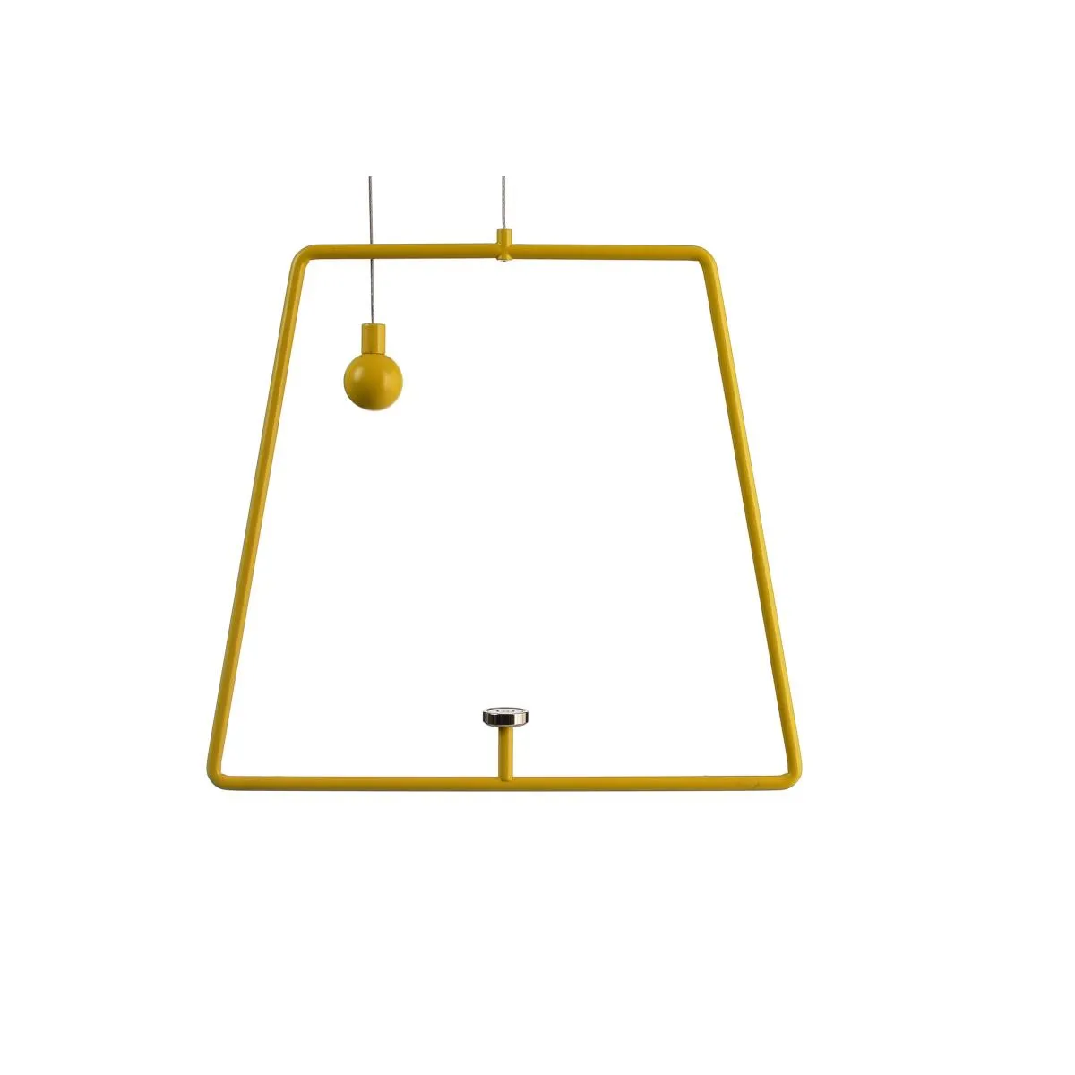 Zubehör, Pendel für Magnetleuchte Miram Gelb, Breite: 205 mm, Höhe: 185 mm